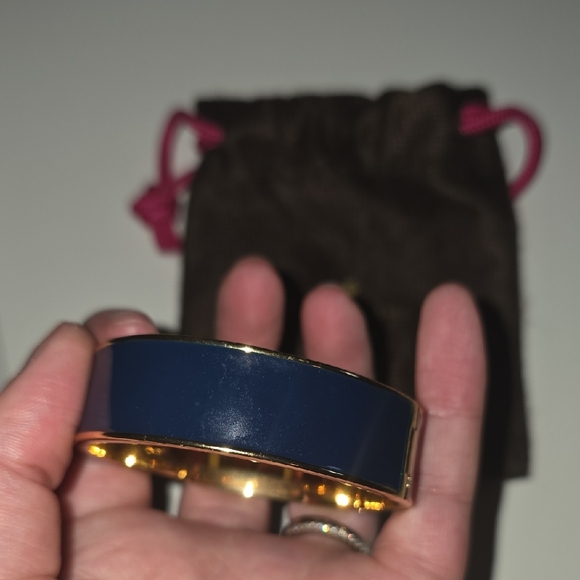 Kate Spade Gold and Blue Studded Bracelet - Picture 4 of 6